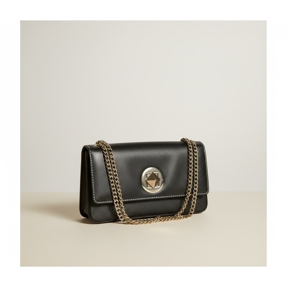 NWOT Kate Spade Silver-Chain Black Shoulder Bag – NWOT